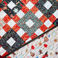 The Lydia Quilt Pattern in Rifle Paper Co. Holiday Classics III