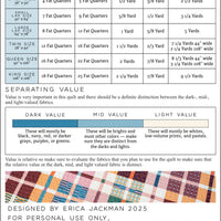 Mini Plaid-ish Quilt PDF Pattern