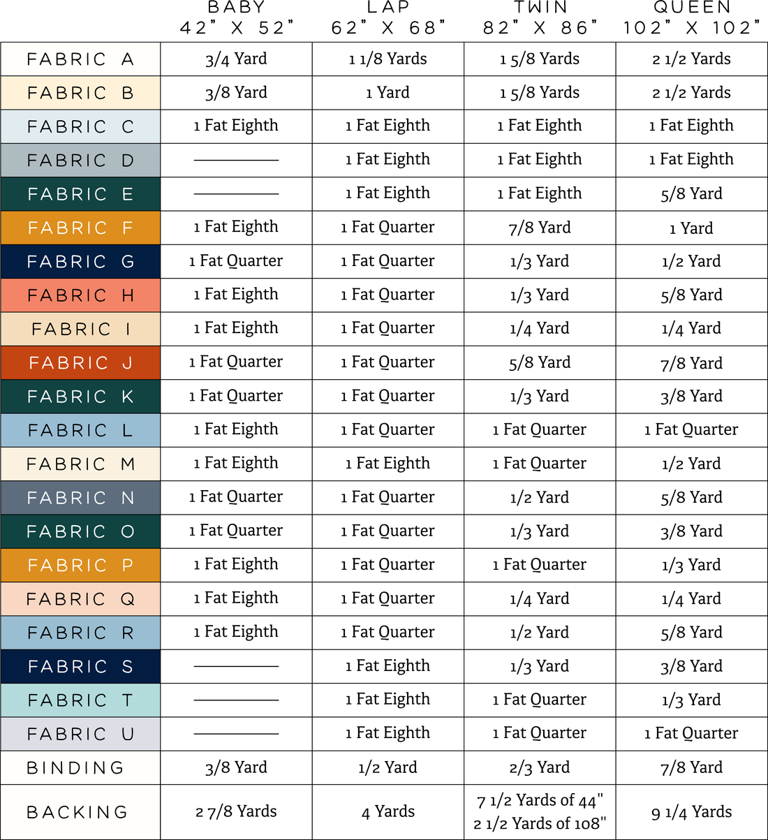 The Stella Quilt Paper Pattern