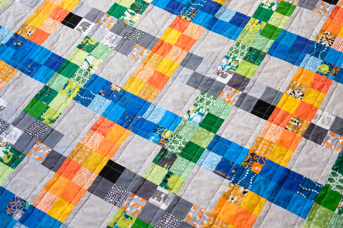 On the Fence Paper Quilt Pattern