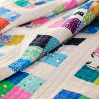 Modern Postage Stamp Paper Quilt Pattern