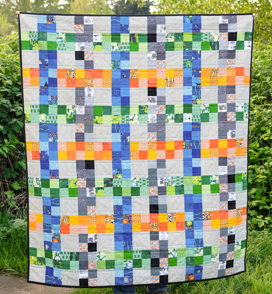 On the Fence Paper Quilt Pattern