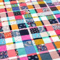 Plaid-ish Scrap Quilt Tutorial