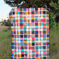 Plaid-ish Scrap Quilt Tutorial