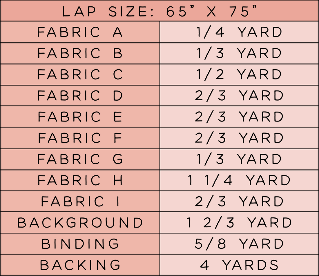 The Glenda Quilt Paper Pattern