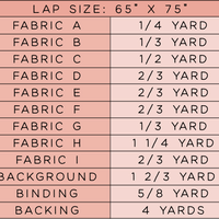 The Glenda Quilt Paper Pattern