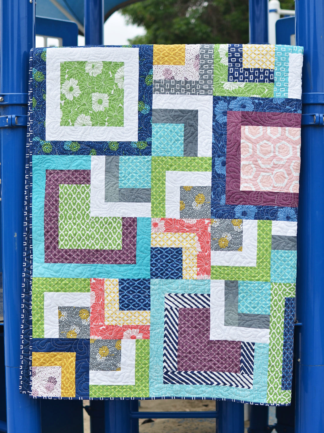 Stacked Squares Quilt Tutorial