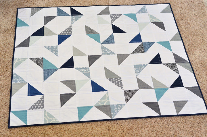 Cloudy Day Baby Quilt