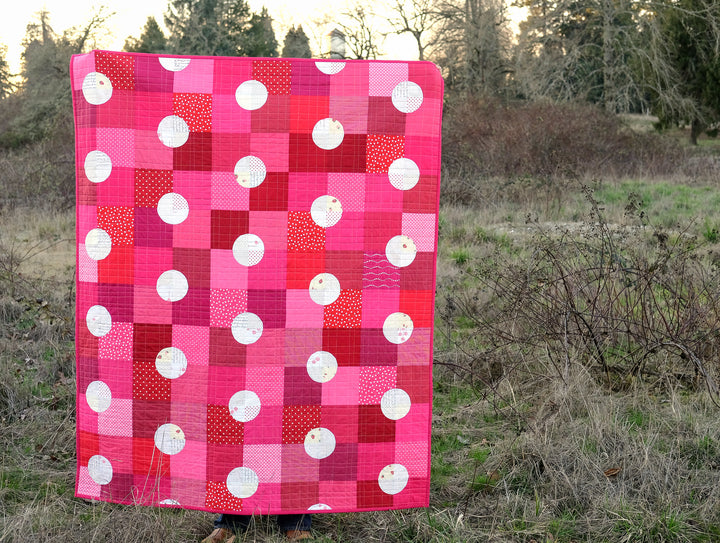 How to Make Any Pattern a Valentine's Quilt