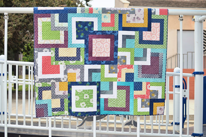 Stacked Squares Quilt - Sizing Options