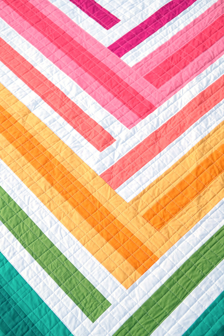 The Zoe Quilt - Rainbow Cover Version