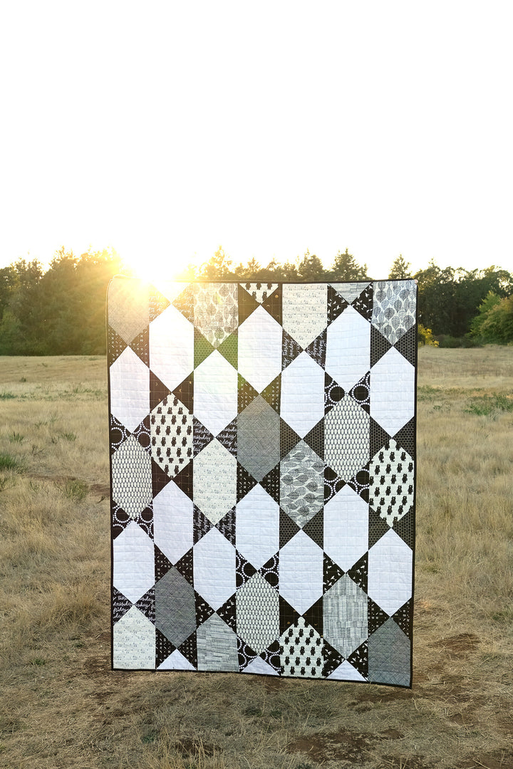 The Abigail Quilt - Black and White Version