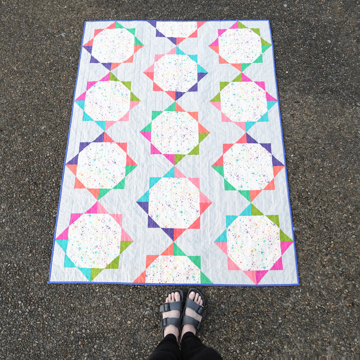 The Gracie Quilt in Tula Pink Solids