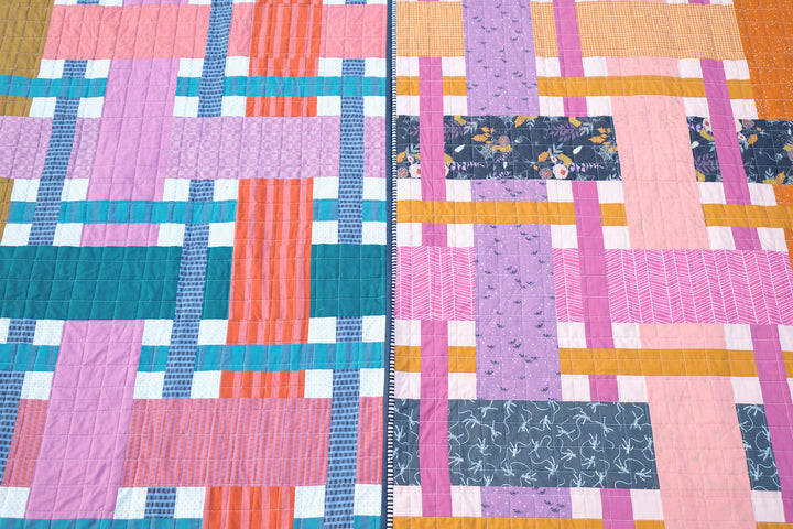 The Jonah Quilt in Warp and Weft Moonglow
