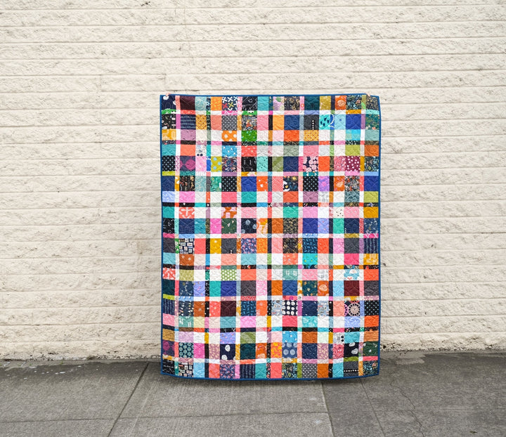 Mini Plaid-ish Quilt Inspiration: Scrap, Rainbow, and Rainbow Scrap Quilts