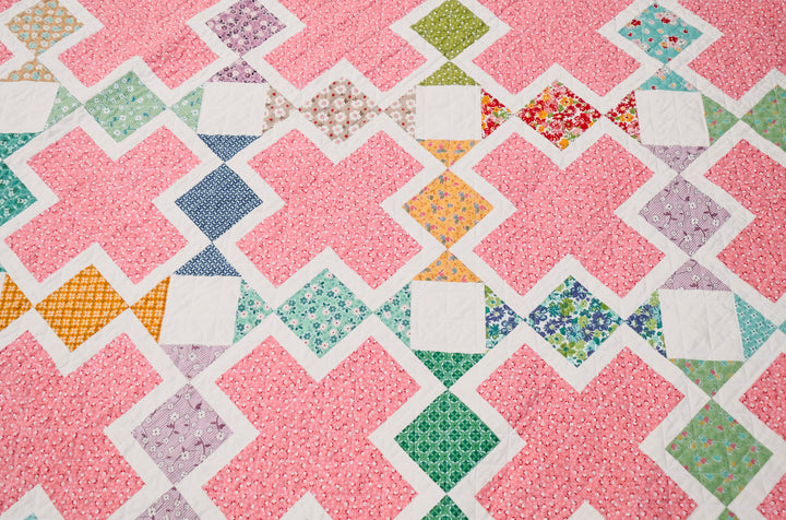 Quilt Ideas using Camille Roskelley's newest fabric collection for Moda, Shoreline. Check out ideas using this beautiful fabric collection. 