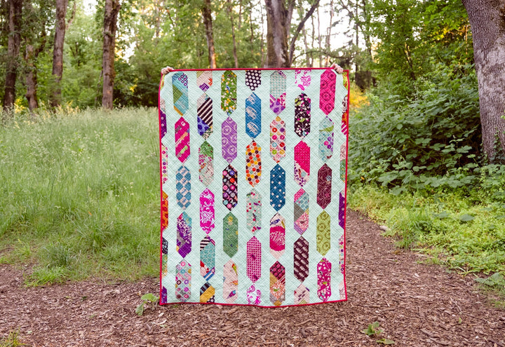 The Ori Quilt Pattern in Echino Fabrics by Etsuko Furuya