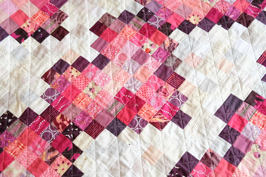 Pixel Love Quilt Tutorial