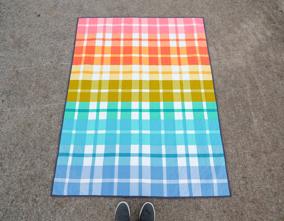 Mini Plaid-ish Quilt PDF Pattern