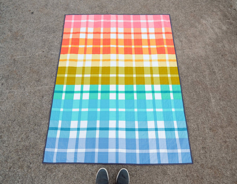 Mini Plaid-ish Quilt PDF Pattern