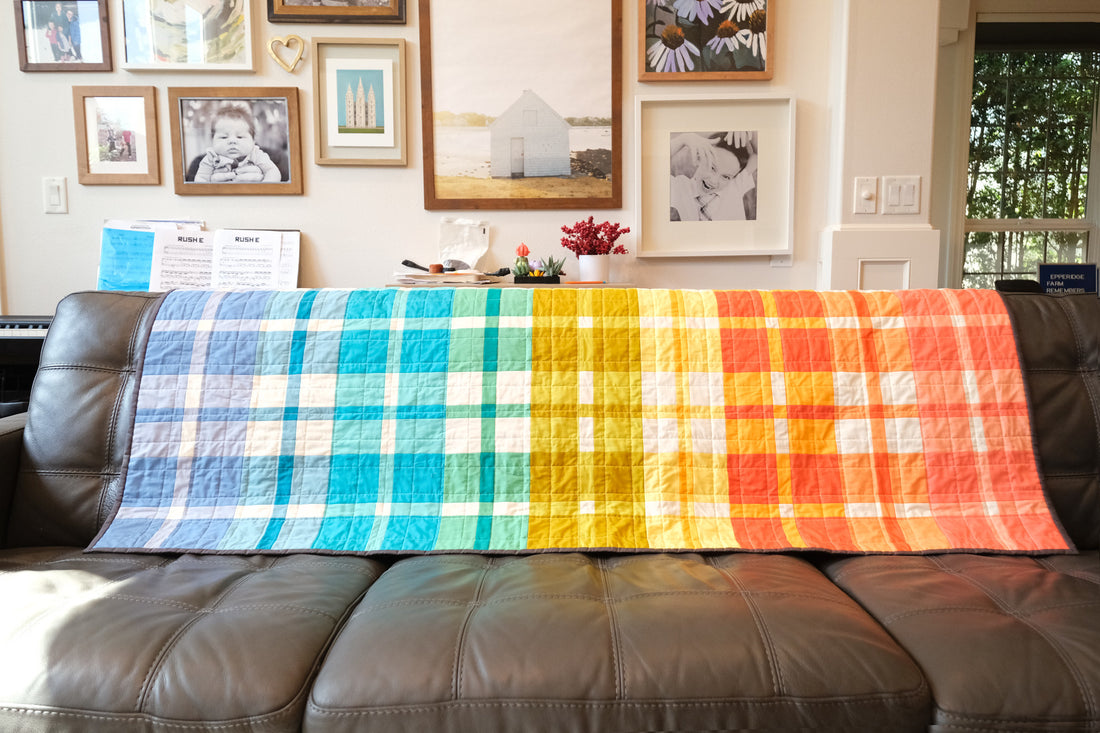 Mini Plaid-ish Quilt PDF Pattern