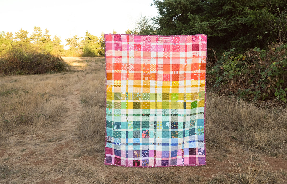 Mini Plaid-ish Quilt PDF Pattern