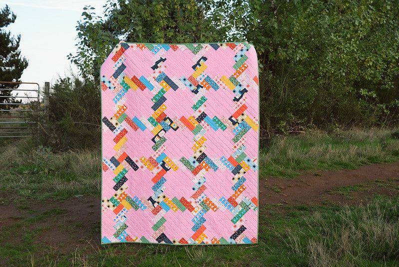 The Phoebe Quilt in Strawberry Fields