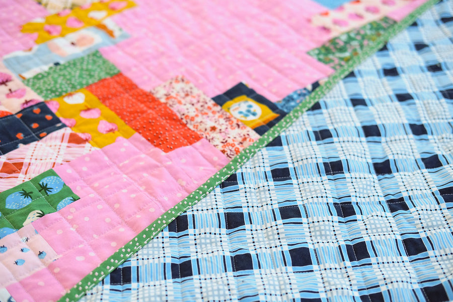 The Phoebe Quilt in Strawberry & Friends