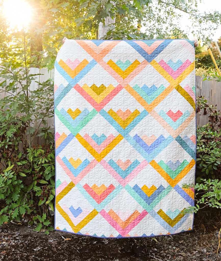 The Bonnie Quilt in Pure Solids