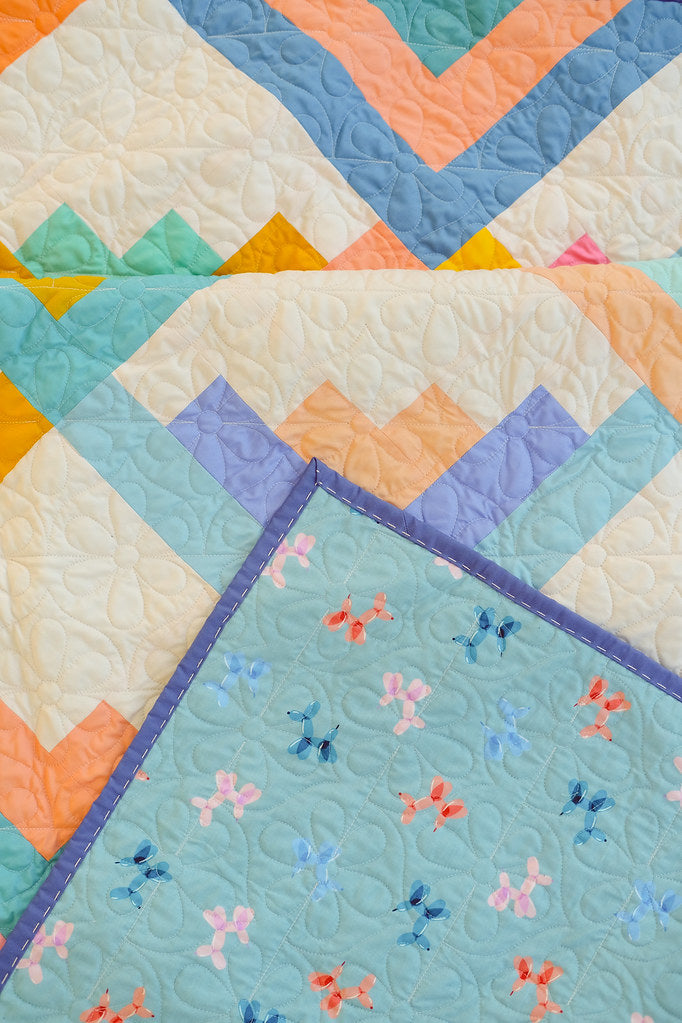 The Bonnie Quilt in Pure Solids