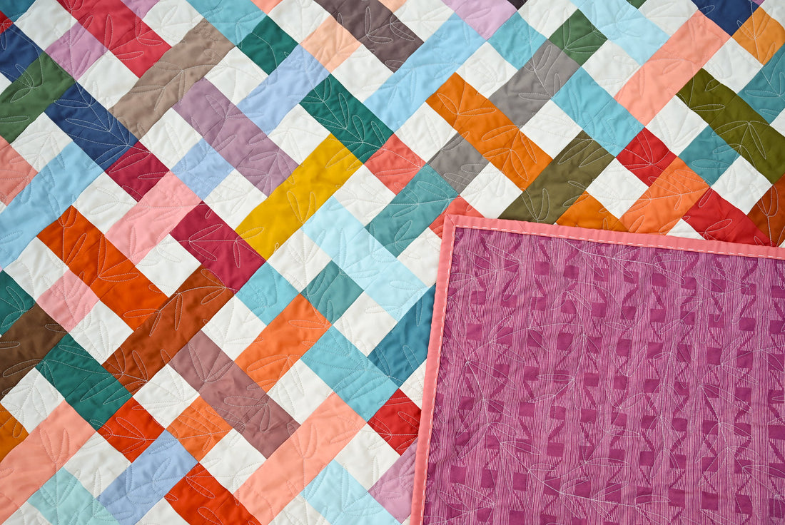 The Charlotte Quilt in Pure Solids