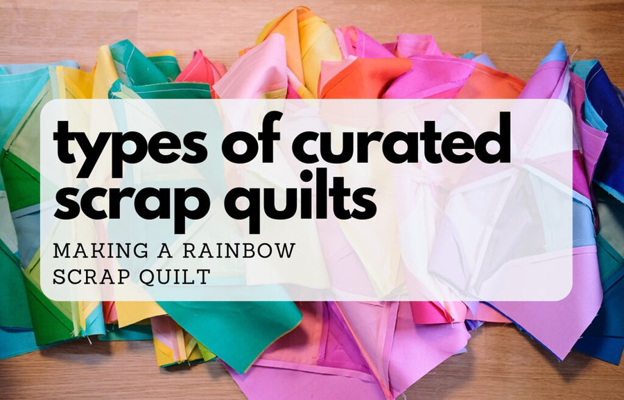 Making a Rainbow Scrap Quilt
