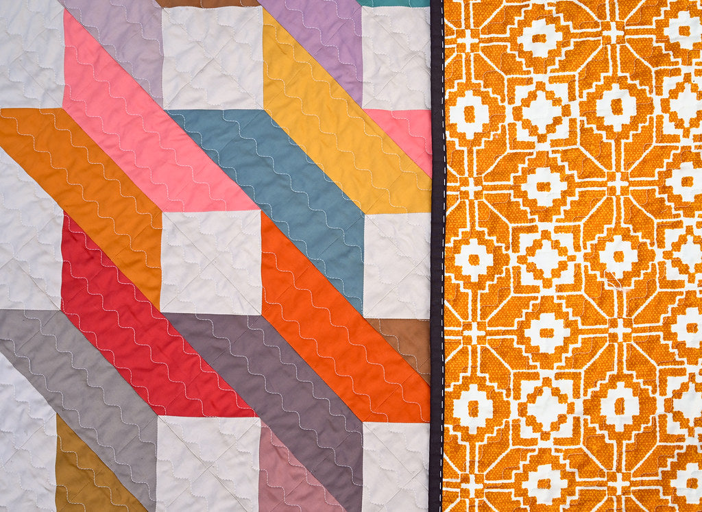 The Molly Quilt in AGF Pure Solids