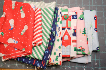 Fabric Destash - Home for the Holidays