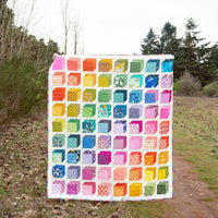 A Scrappy, Rainbow Kristen Quilt