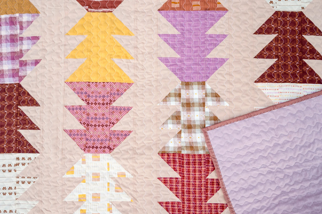 The Piper Quilt in Golden Hour