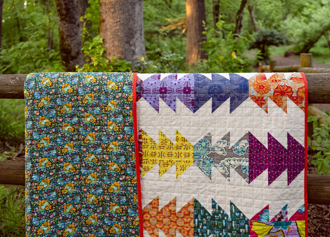 The Piper Quilt in Various AMH Fabrics