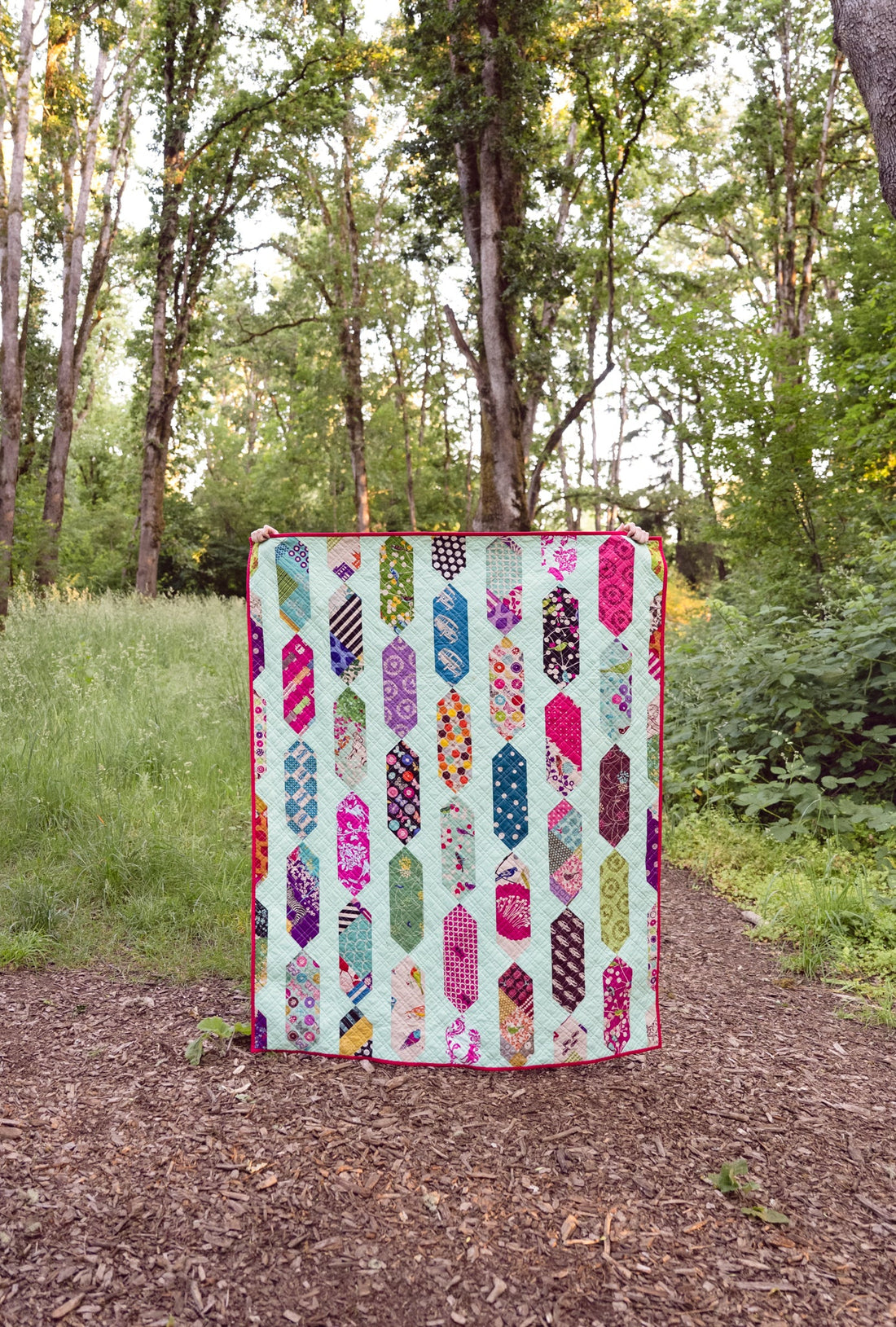 The Ori Quilt Pattern in Echino Fabrics by Etsuko Furuya