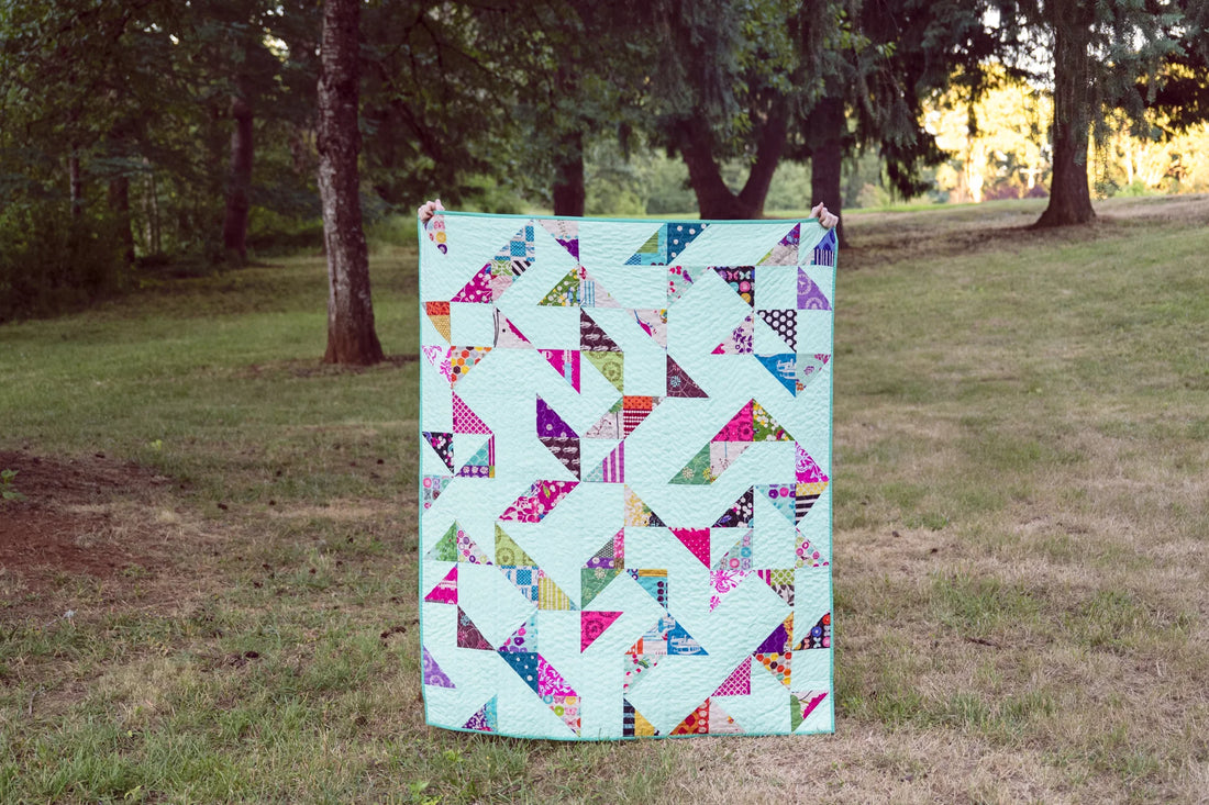 The Blind Forest Quilt in Echino