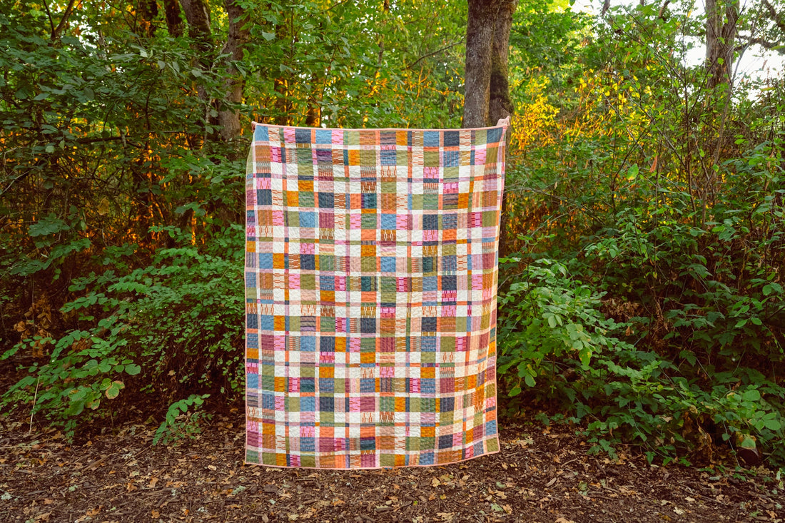 The Mini Plaid-ish Quilt in Lucky Loom