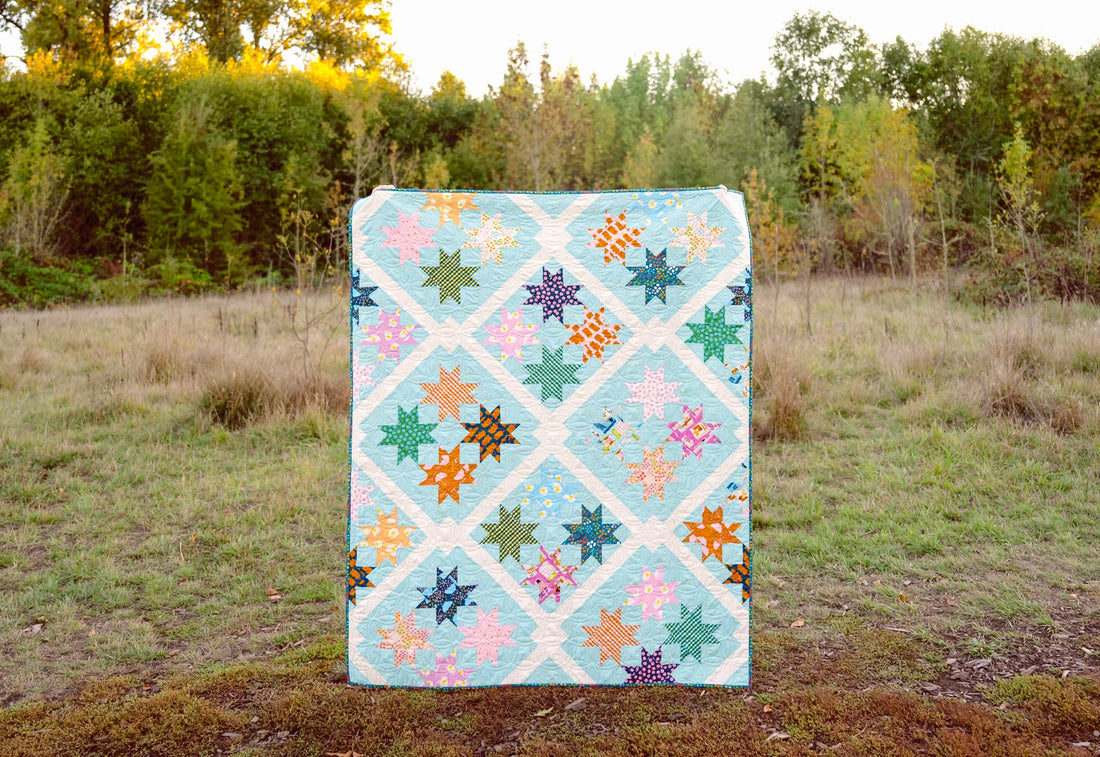 The Remy Quilt in Egg and Friends