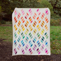 A Scrappy, Rainbow Sybil Quilt