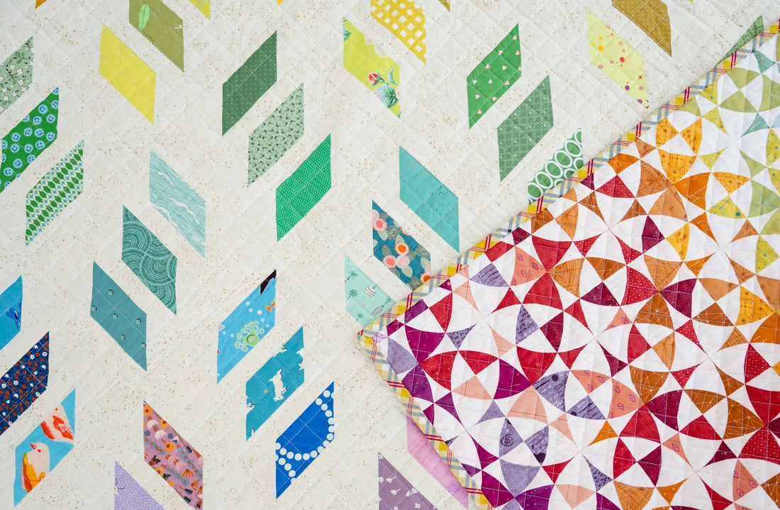 A Scrappy, Rainbow Sybil Quilt