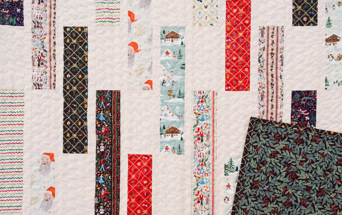 The Talia Quilt in Rifle Paper Co. Holiday Classics