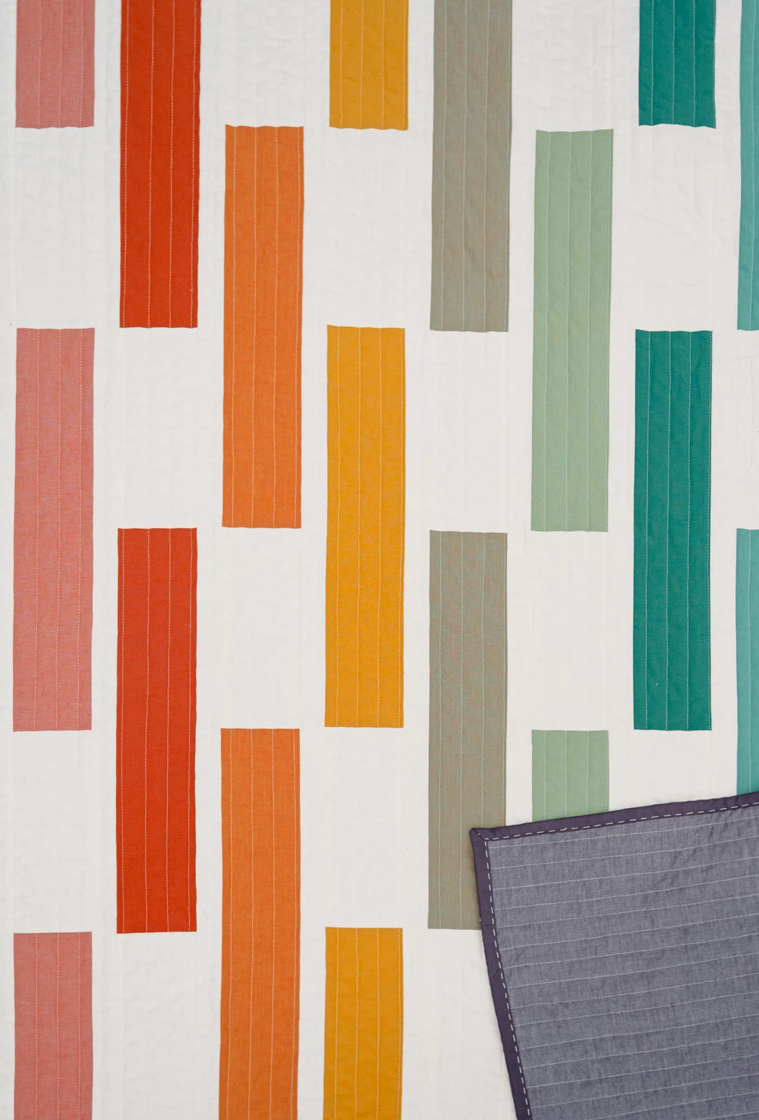 A Rainbow, Watercolor Wovens Talia Quilt