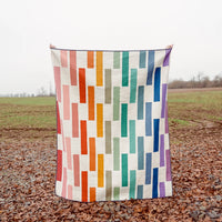 A Rainbow, Watercolor Wovens Talia Quilt