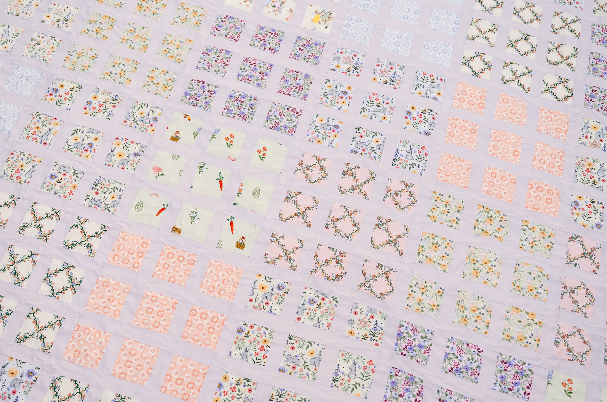 The April Quilt PDF Pattern – Beginner Friendly – Kitchen Table Quilting