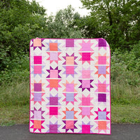 The Cynthia Quilt Pattern in Pink and Purple