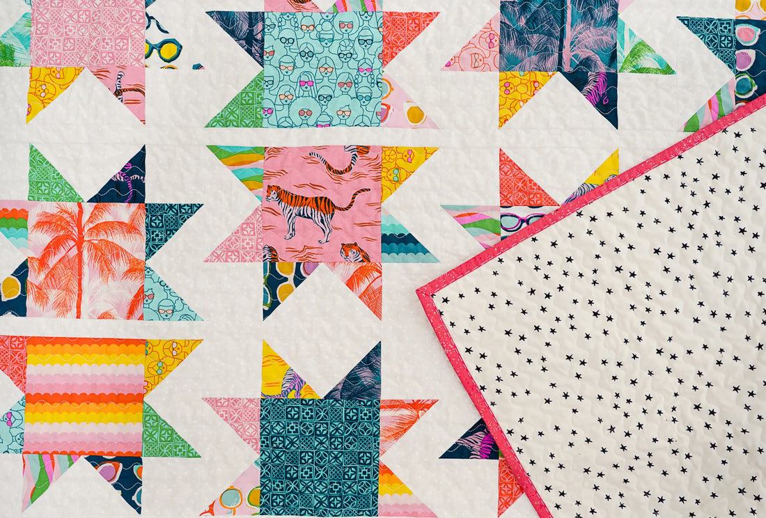 The Cynthia Quilt in Poolside Too