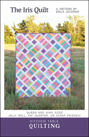 The Iris Quilt Pattern Size Extension - Queen and King Sizes